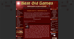 Desktop Screenshot of bestoldgames.net